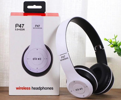 Bluetooth 5.0 P47 TWS Stereo Headphone Bluetooth Earphones Music Headset with Mic for Mobile Iphone Sumsamg Android IOS